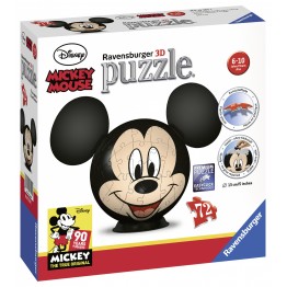 Puzzle 3D Mickey Mouse, 72 piese Ravensburger